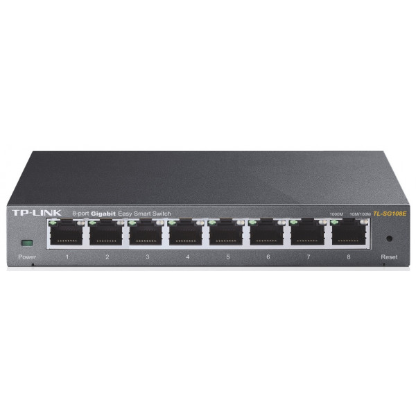 Фото - Комутатор локальної мережі (Switch) TP-Link TL-SG108E Фото - Комутатор локальної мережі (Switch) TP-Link TL-SG108E