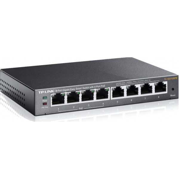Фото - Комутатор локальної мережі (Switch) TP-Link TL-SG108PE