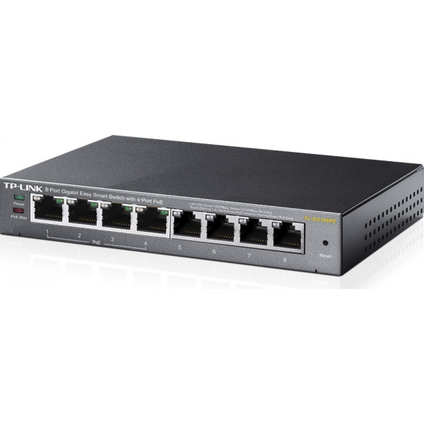 Фото - Комутатор локальної мережі (Switch) TP-Link TL-SG108PE