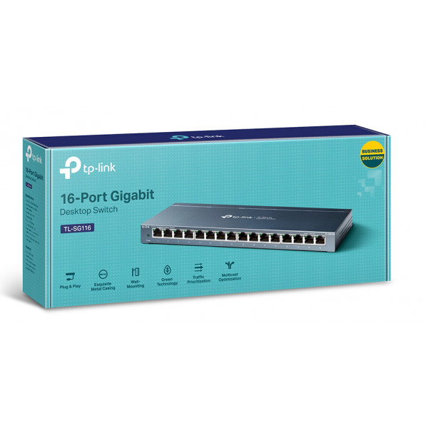 Фото - Коммутатор локальной сети (Switch) TP-Link TL-SG116
