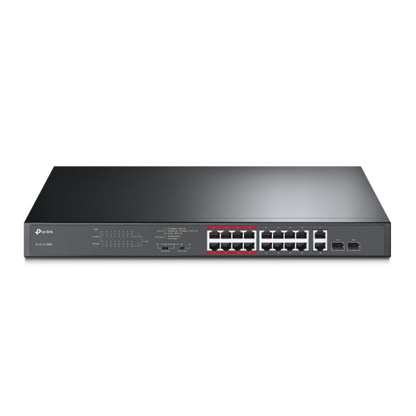 Фото - Коммутатор локальної мережі (Switch) TP-Link TL-SL1218MP
