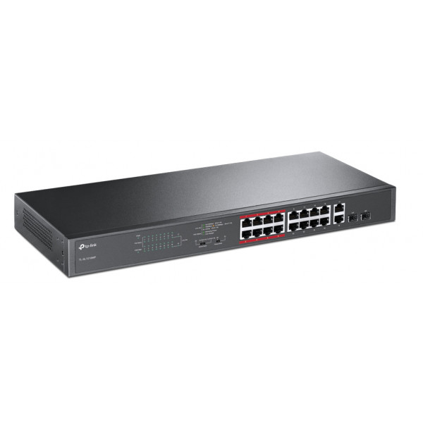 Фото - Коммутатор локальної мережі (Switch) TP-Link TL-SL1218MP