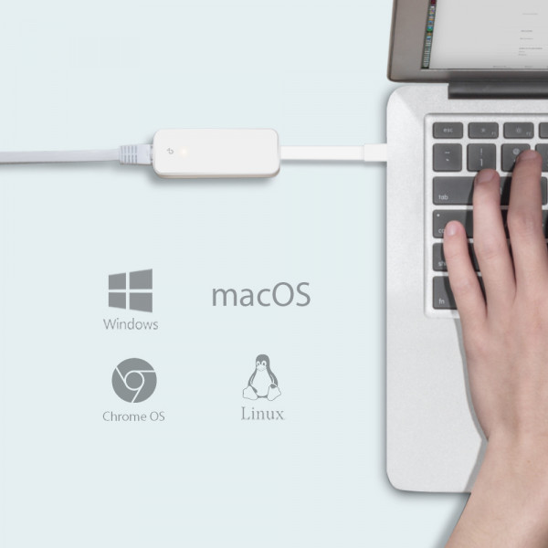 Фото - Перехідник USB-C - Ethernet TP-Link UE300C