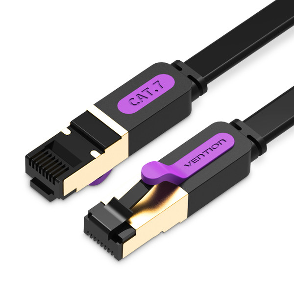 Фото - Кабель патч-корд Vention CAT7 SSTP Ethernet 5 m Black (ICABJ) Фото - Кабель патч-корд Vention CAT7 SSTP Ethernet 5 m Black (ICABJ)