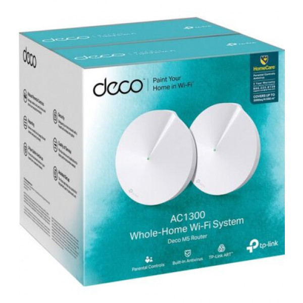 Фото - MESH система WiFi5 TP-Link Deco M5 (2-Pack)