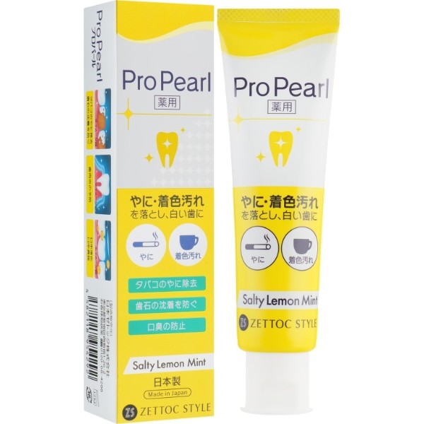 Фото - Зубная паста Zettoch ProPearl Lemon Mint 100 г (4582118954292)