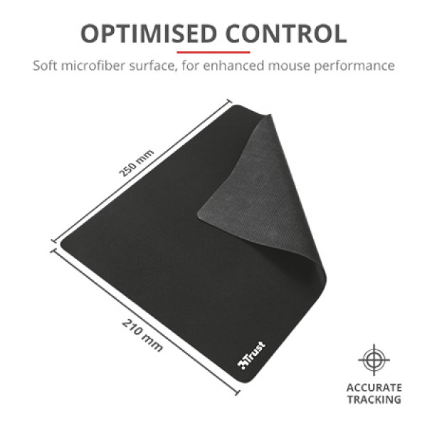 Фото - Килимок для миші Trust Mouse Pad M (24193)