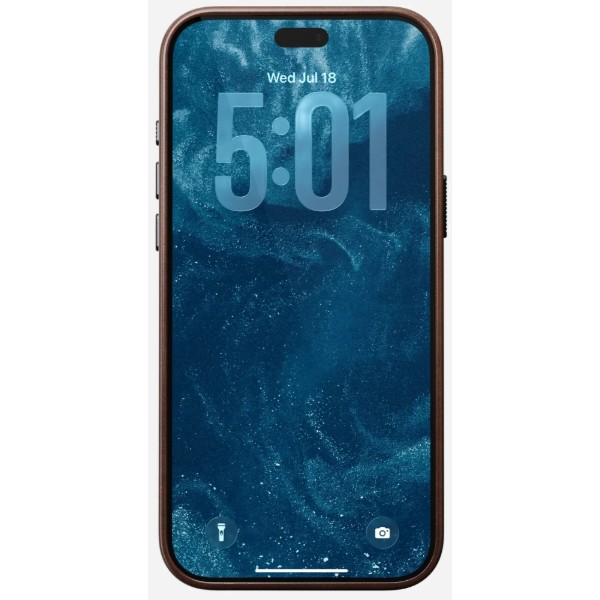 Фото - Чохол для смартфона Nomad Traditional Leather Case Horween Rustic Brown for iPhone 18 Pro Max/17 Pro Max (NM017798858)