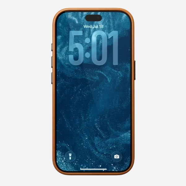 Фото - Чохол для смартфону Nomad Traditional Leather Case Horween Saddle for iPhone 18 Pro/17 Pro (NM017880858)