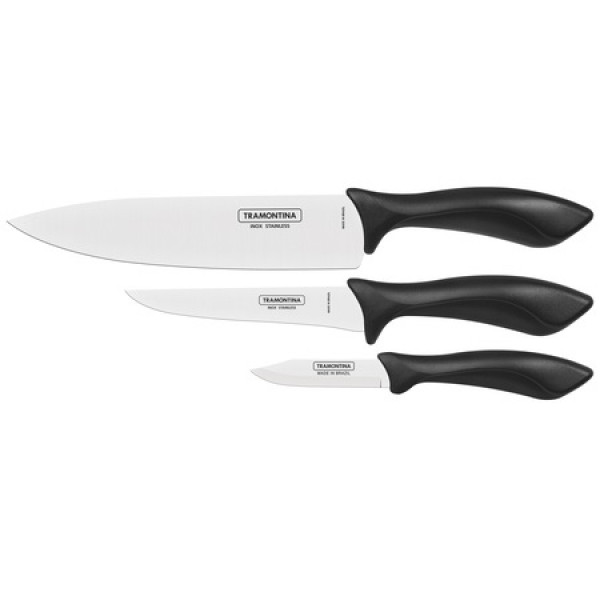 Фото - Набір ножів Tramontina Affilata 3 пр. (23699/050)