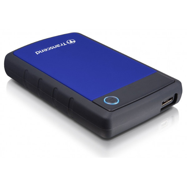 Фото - Жорсткий диск зовнішній дротовий Transcend 1TB TS1TSJ25H3B Storejet 2.5'