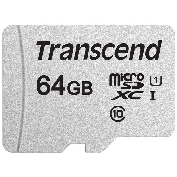 Фото - Карта пам'яті Transcend microSDXC 300S 64GB UHS-I U1 (TS64GUSD300S)