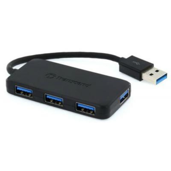 Фото - Хаб USB Transcend USB 3.0 HUB 4 ports (TS-HUB2K)