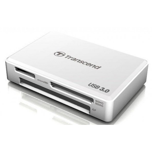 Фото - Кардрідер Transcend USB 3.1 White (TS-RDF8W2)