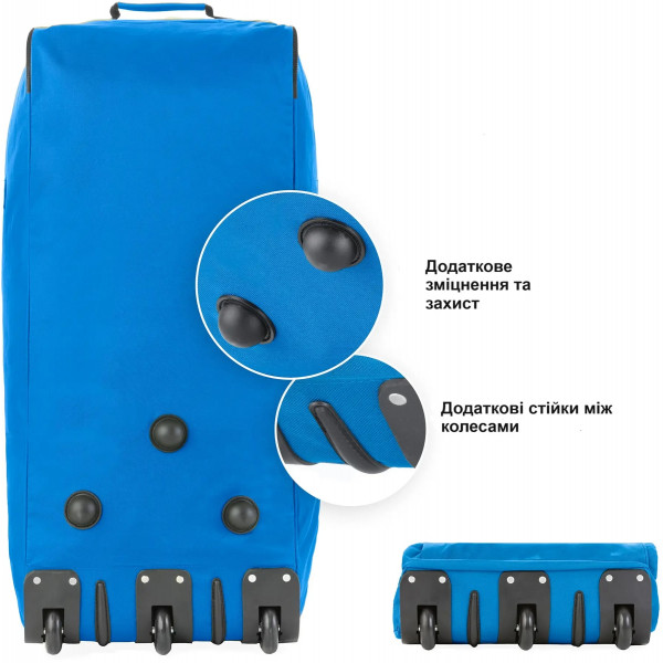 Фото - Сумка дорожная TravelZ Wheelbag 100 Liter Blue (603093)