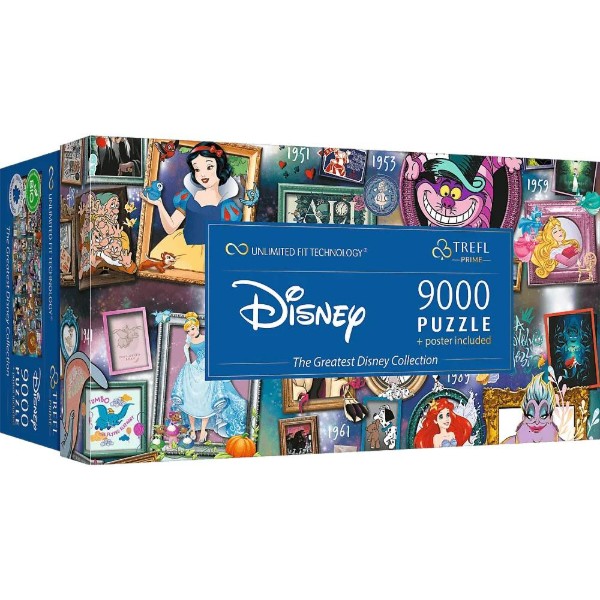 Фото - Пазлы (8+) Trefl 9000 UFT Mickey&friends Крупнейшая коллекция Disney (10202)