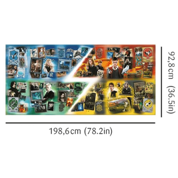 Фото - Пазлы (8+) Trefl 9000 UFT Harry Potter Дома Хогвартса (10233)