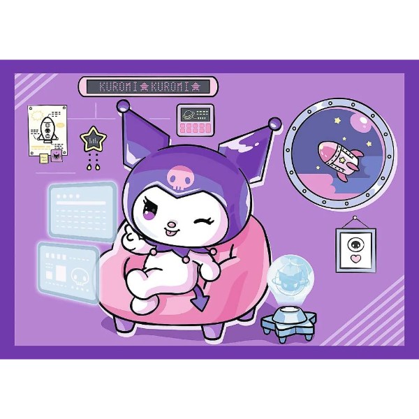 Фото - Пазлы (3-4 года) Trefl 4в1 Hello Kitty День с Куромией (5900511346763)