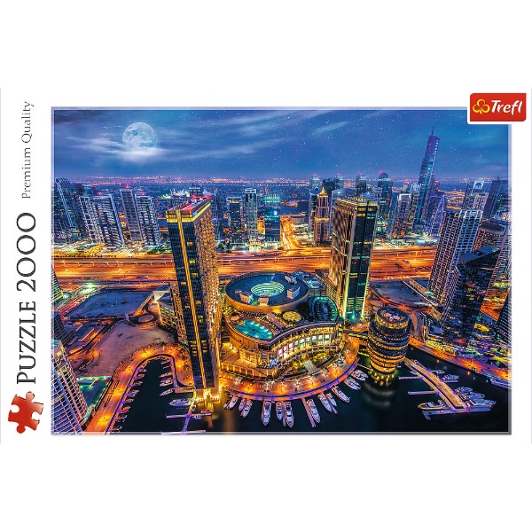 Фото - Пазли (8 +) Trefl Вогні Дубая 2000 ел. (27094)