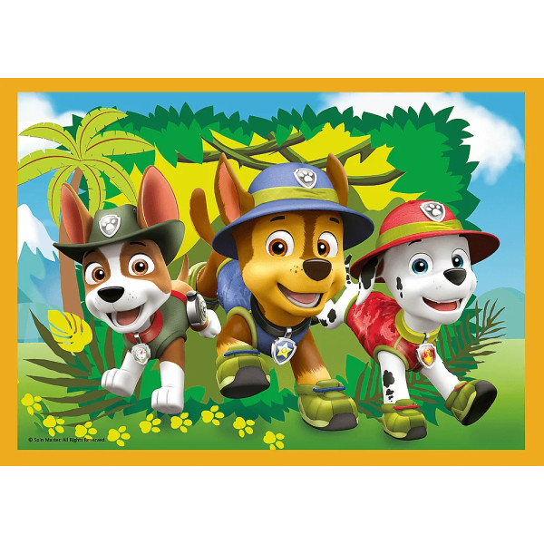 Фото - Пазлы (3-4 года) Trefl 4in1 (35, 48, 54, 70) Paw Patrol Праздник у щенячьего патруля (43953)