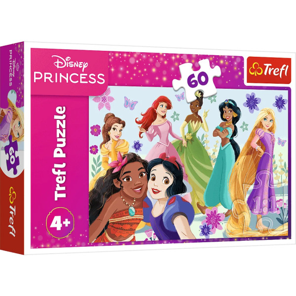 Фото - Пазлы (3-4 года) Trefl Disney Princess Принцессы в действии 60 эл. (17409)