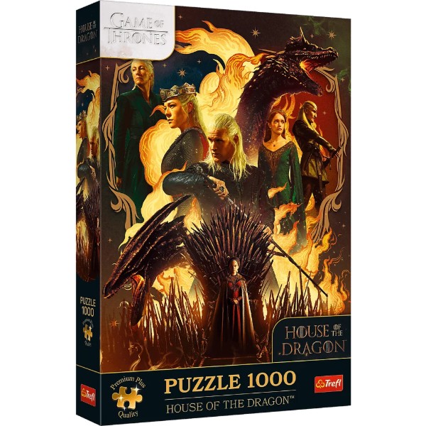 Фото - Пазли (8 +) Trefl Premium Plus Дім дракона 1000 ел. (20684)