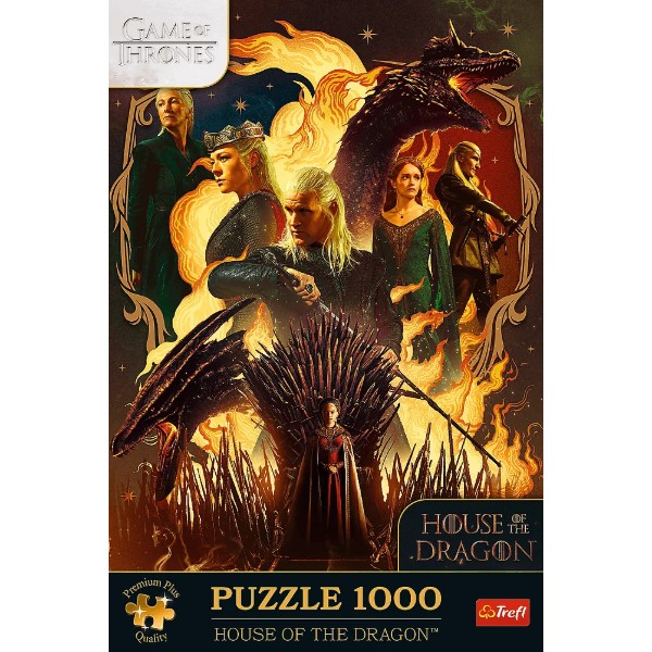 Фото - Пазли (8 +) Trefl Premium Plus Дім дракона 1000 ел. (20684)