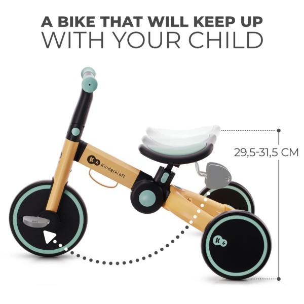 Фото - Трёхколёсный велосипед Kinderkraft 4TRIKE Sunflower Blue (KR4TRI22BLU0000)