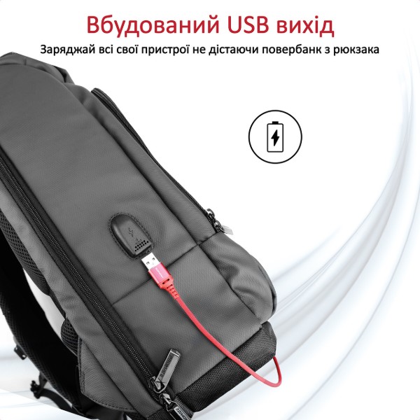 Фото - Рюкзак для ноутбуку Promate Trekpack-bp Black
