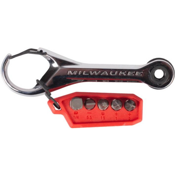 Фото - Біта для викрутки Milwaukee 7в1 з трещіткою Micro (4932498792)