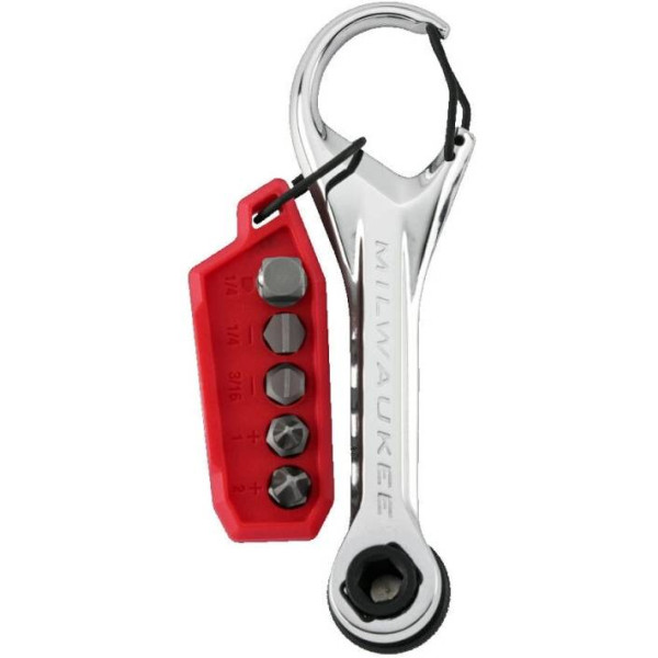 Фото - Біта для викрутки Milwaukee 7в1 з трещіткою Micro (4932498792)