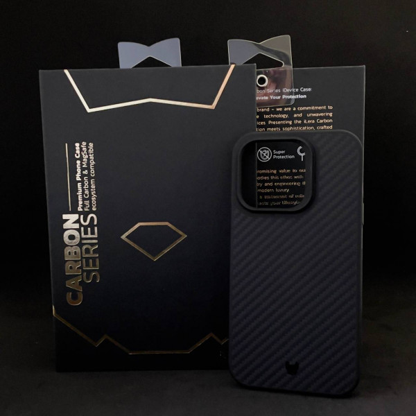 Фото - Чохол для смартфону ILera Carbon Series Full Protection iPhone 15 (iLCS10Bl15)
