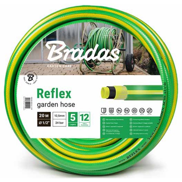 Фото - Шланг поливочний BRADAS REFLEX 1/2" 30 м (WFR1/230)
