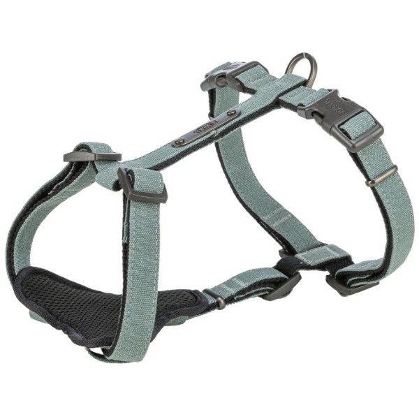 Фото - Шлея для собак Trixie CityStyle H-harness L–XL 75–120 см 25 мм светло-зеленая (4053032682672)