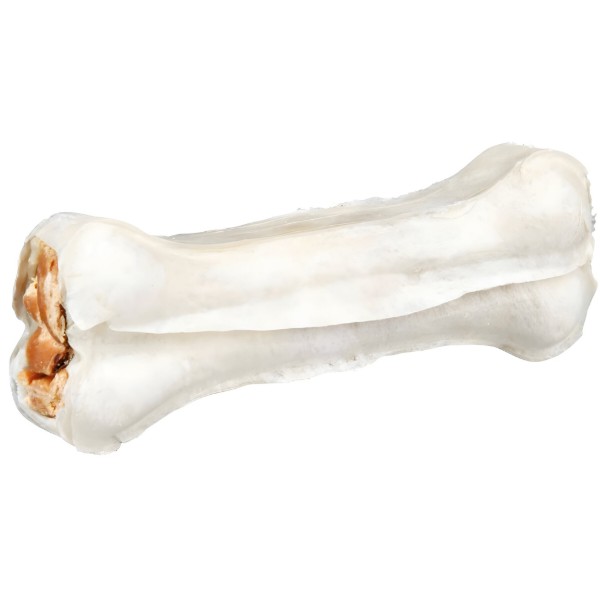 Фото - Ласощі для собак Trixie Denta Fun Duck Chewing Bones Кісточка для чищення зубів з качкою 10 см 70 г/2 шт. (4011905313917)