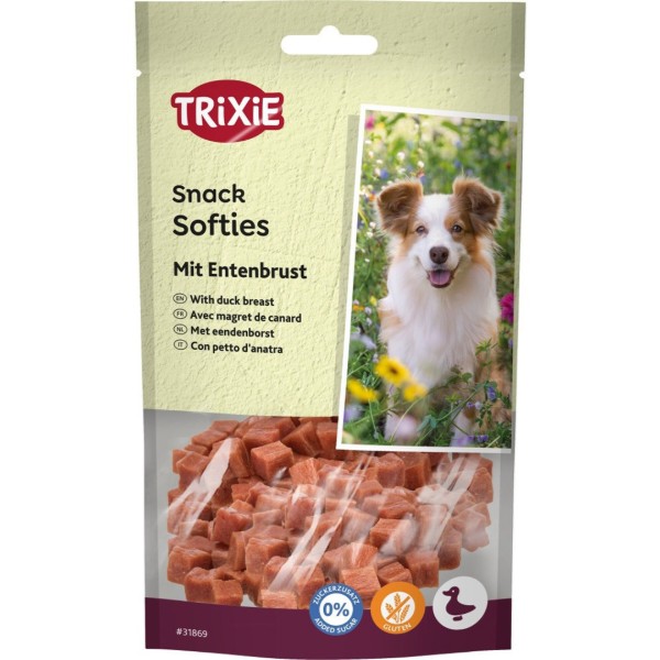 Фото - Ласощі для собак Trixie Softies with Duck Breast шматочки з качкою 100 г (4011905318691)