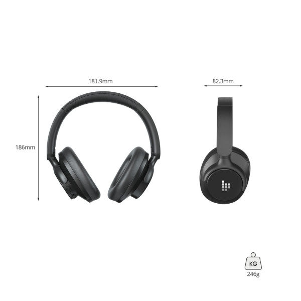 Фото - Наушники полноразмерные беспроводные Tronsmart Sounfii Q20 Black