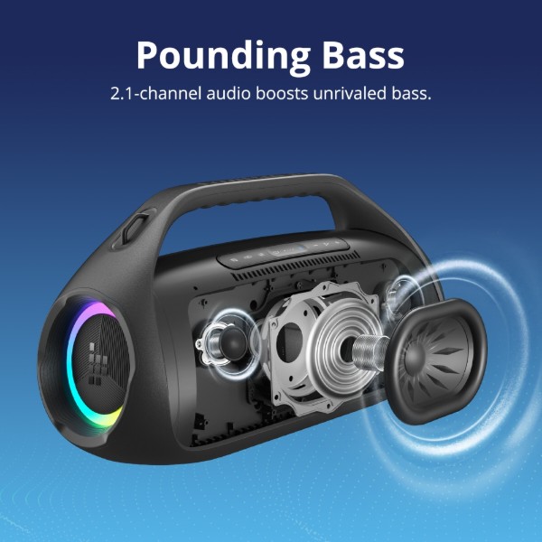 Фото - Портативная акустика Tronsmart Bang 2 (model P3000) Black (1257648)