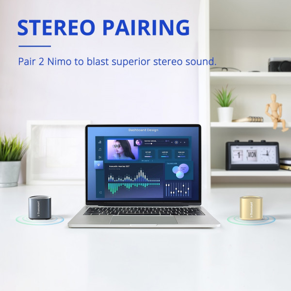 Фото - Портативна акустика Tronsmart Nimo Mini Speaker Gold