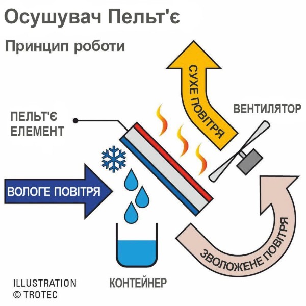 Фото - Осушитель воздуха Trotec TTP 2 E