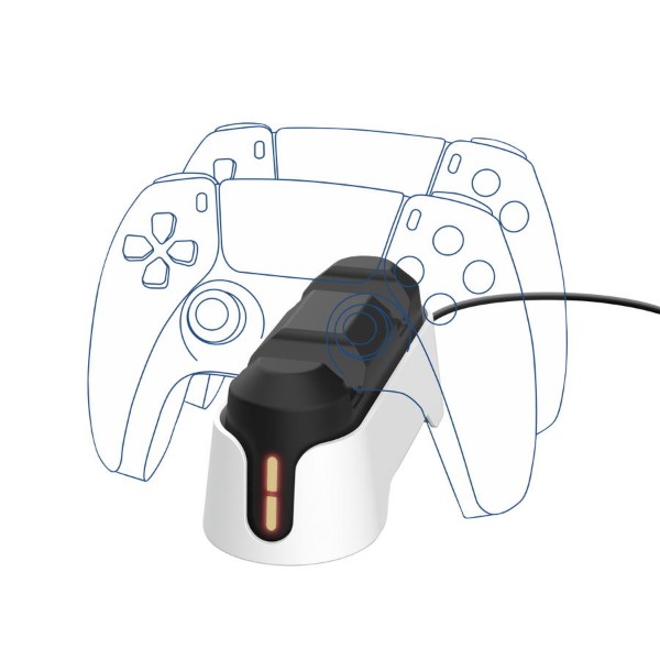 Фото - Зарядная станция для геймпада Trust GXT 228 for PS5, White (25597_TRUST)