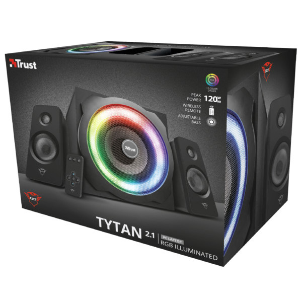 Фото - Комп'ютерна акустика 2.1 Trust GXT 629 Tytan RGB Speaker Set (22944)