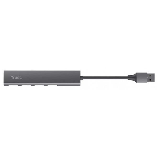 Фото - Хаб USB Trust Halyx 4-Port USB-A 3.2 Grey (24947)