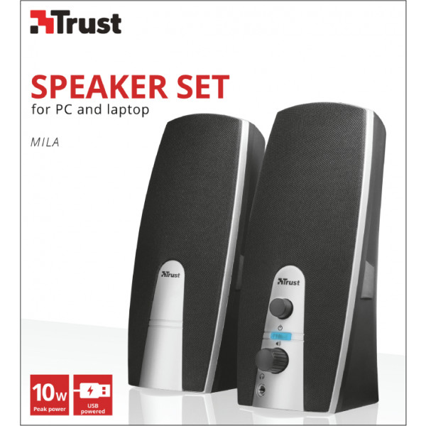 Фото - Комп'ютерна акустика компактна 2.0 Trust Mila 2.0 speaker set