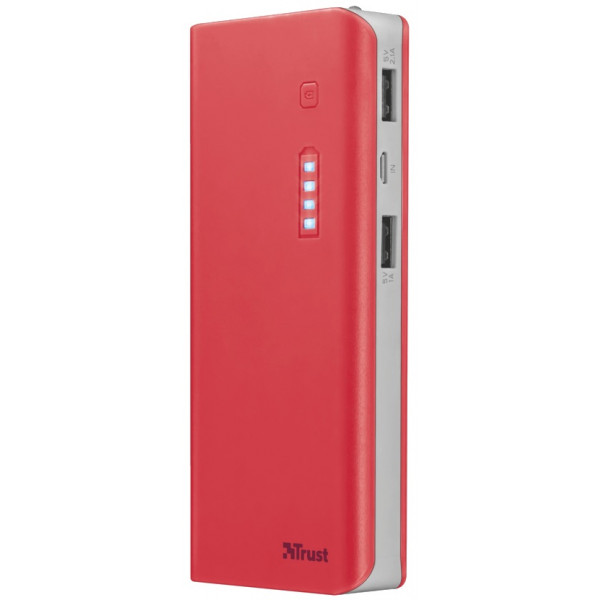 Фото - Батарея мобільна Trust Primo 10000 mAh Red (22073)