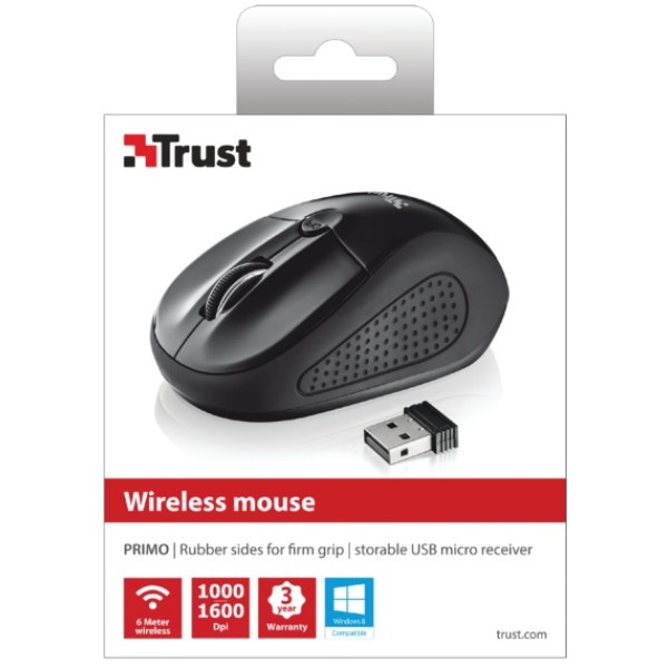 Фото - Мышь беспроводная Trust Primo 20322 USB Black