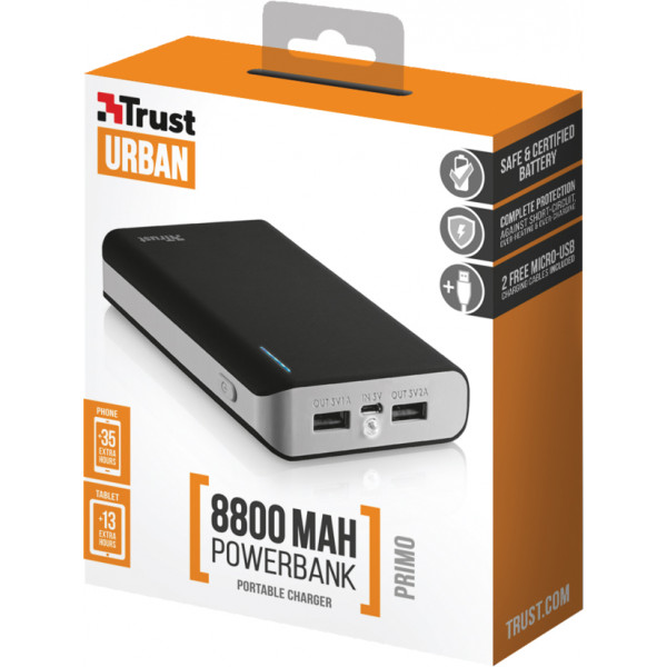 Фото - Батарея мобильная Trust Primo 8800 mAh (21227)