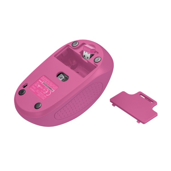 Фото - Мышь беспроводная Trust Primo Wireless Mouse Pink Flowers (21481)