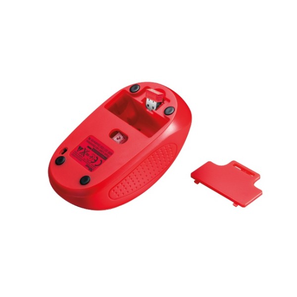 Фото - Мышь беспроводная Trust Primo Wireless Mouse red