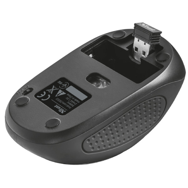 Фото - Мышь беспроводная Trust Primo Wireless Mouse With Mouse Pad Black (21979)